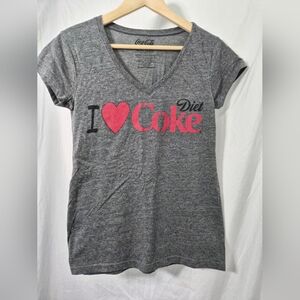 Coca-Cola I ♥ Diet Coke Women’s V-Neck Tee L